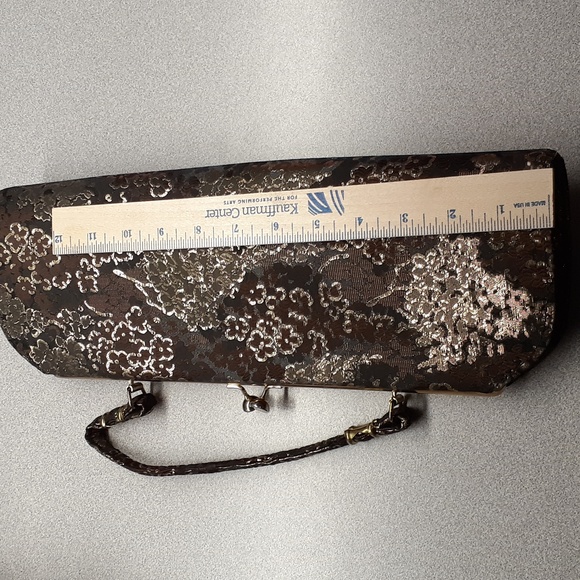 Genuine Vintage 40s/50s Era Evening Bag Asian Inspired Design - Picture 10 of 11